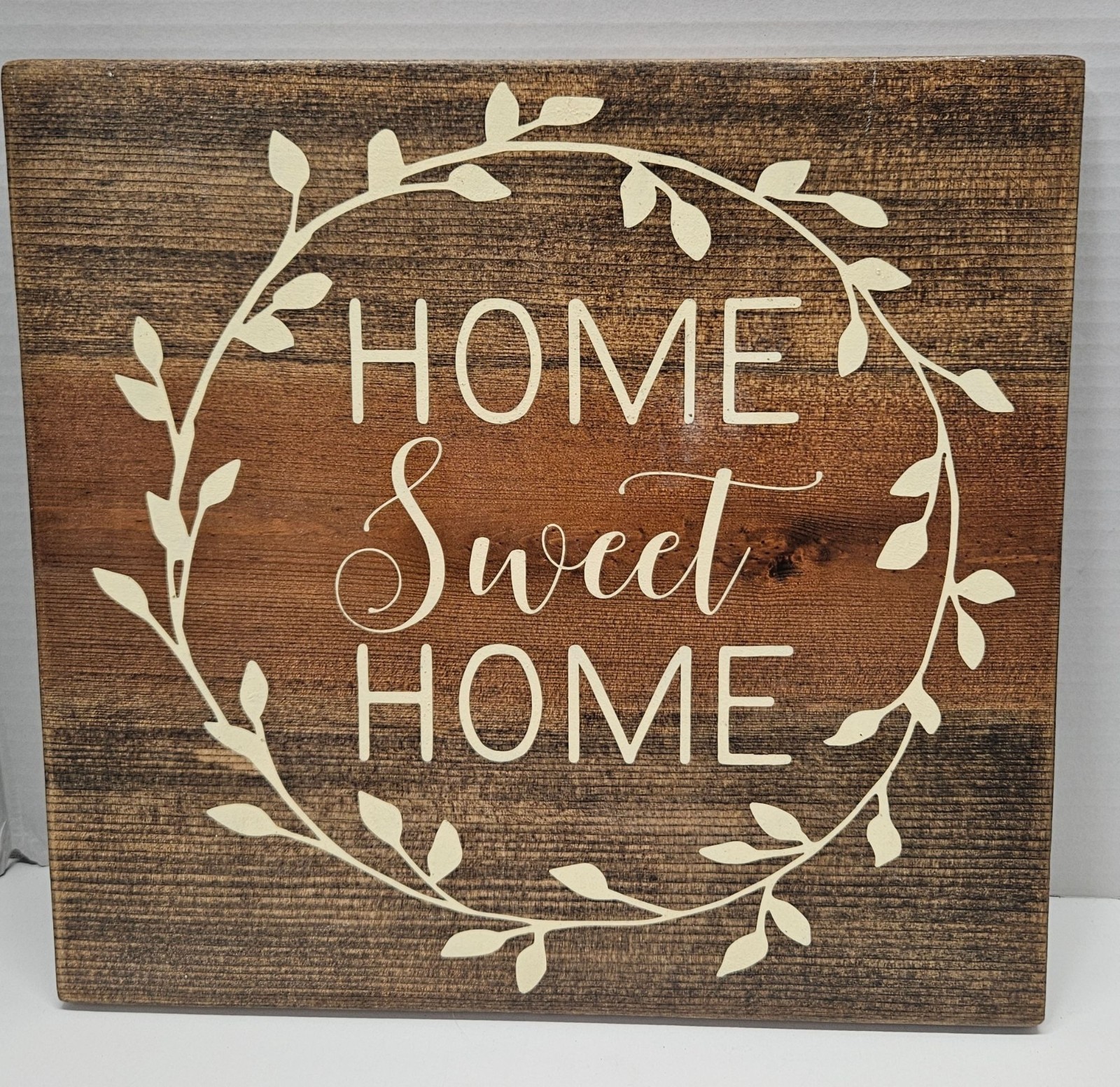 Rustic Home Sweet Home Wooden Farmhouse Wall Tabletop Decor Sign 12”
