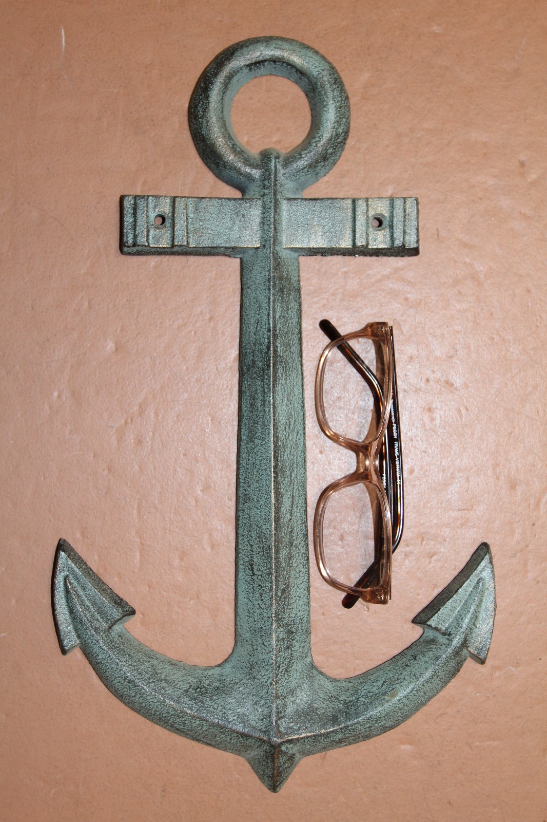 1-GIANT Anchor Wall Plaque,Coastal Decor,Nautical Accents,Boating Style,BL-68