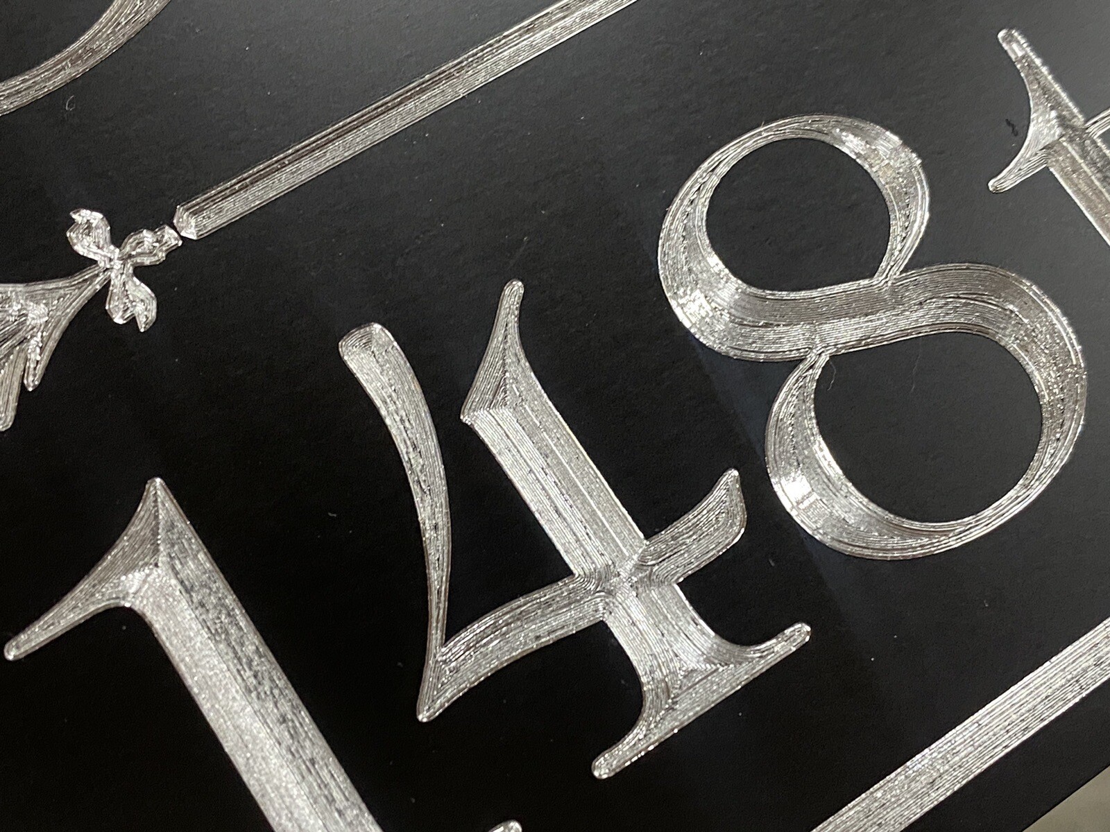 Engraved Personalized Custom House Number Street Address Metal Welcome Sign 10×7