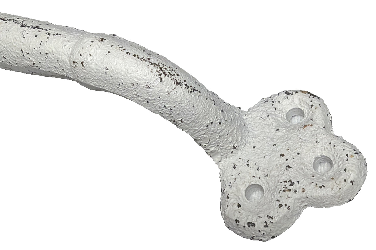 New Hobby Lobby 9in White Rustic Grab Handle Metal