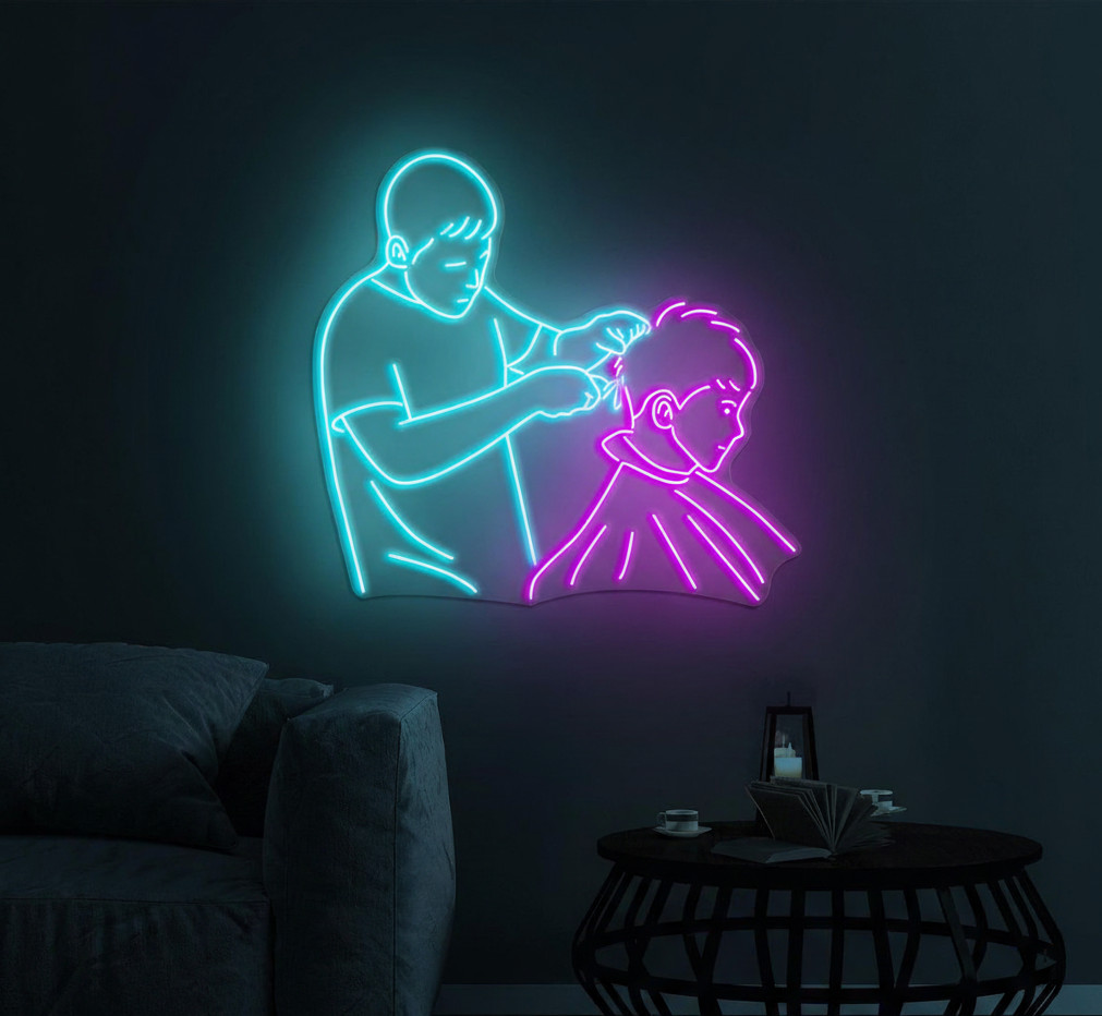 Custom Neon Sign for Salon & Bar | Personalized Name Sign | Custom LED Wall Sign