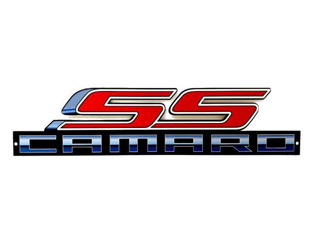Chevy Camaro SS Steel Sign – Red
