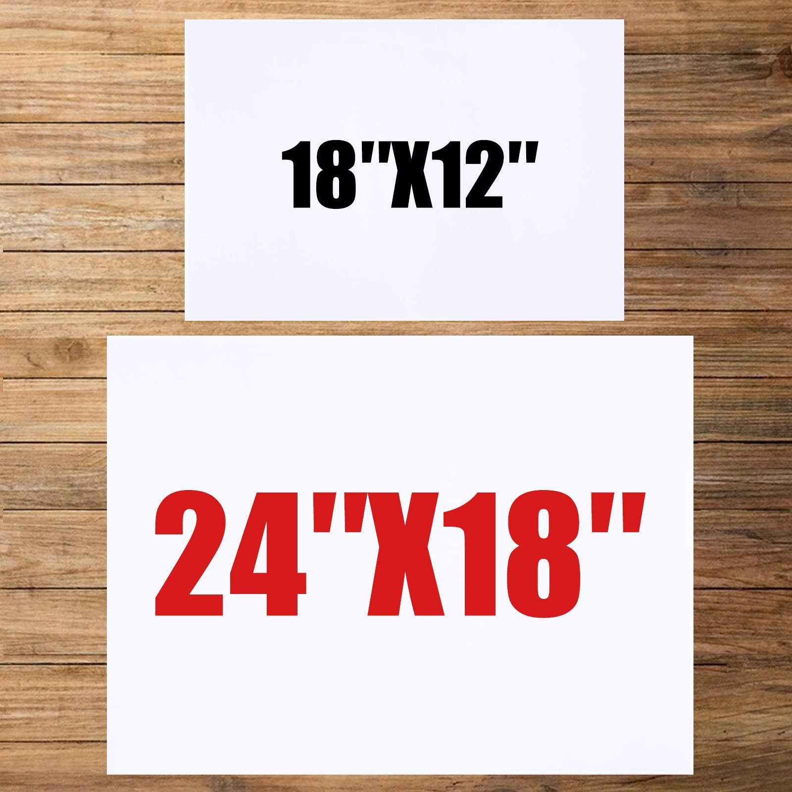 Large Blank Yard Signs 18×24″ 4mm Heavy-Duty with Stakes – Perfect for Events