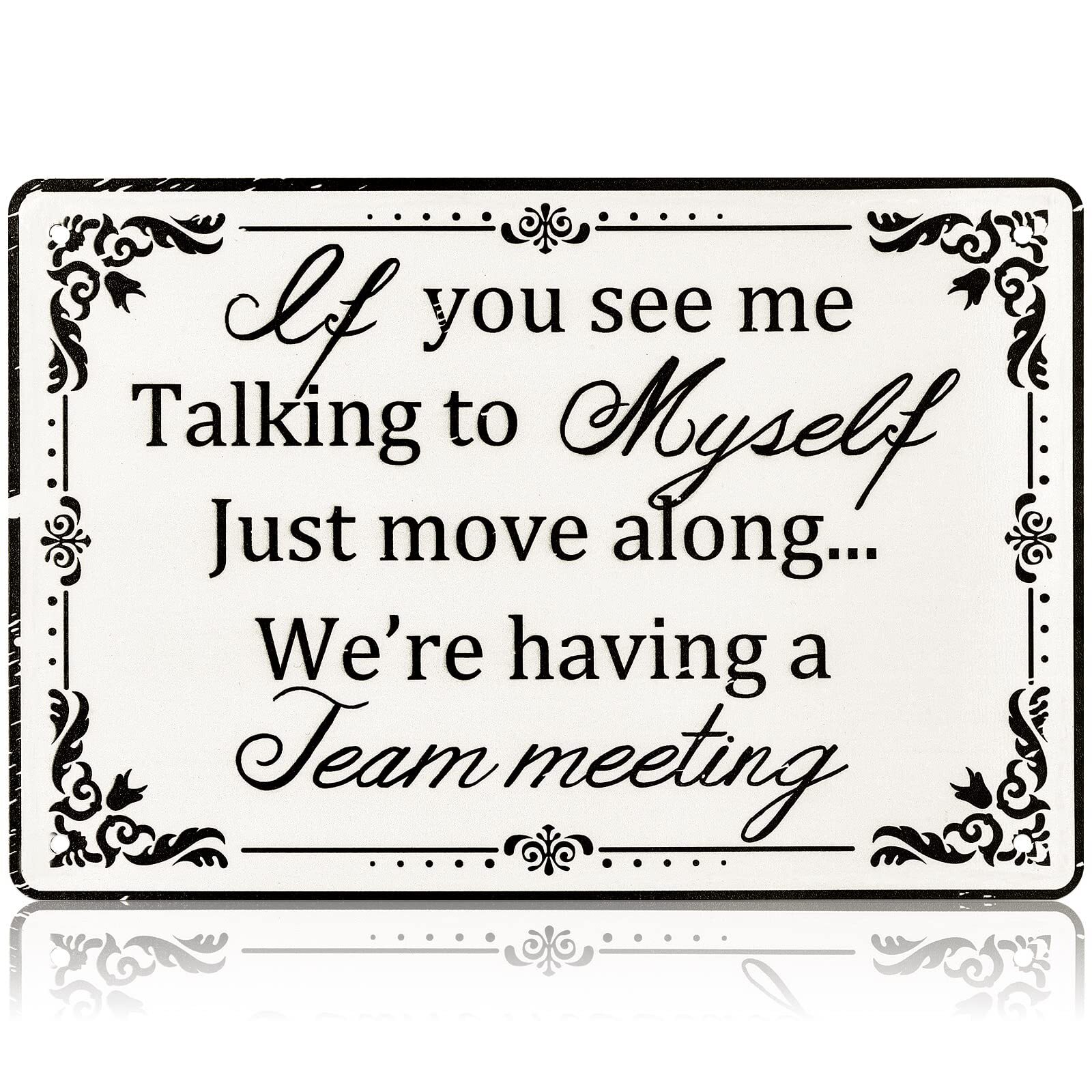 Funny Office Cubicle Decor Funny Office Metal Tin Signs 12 x 8 Inch , If You See