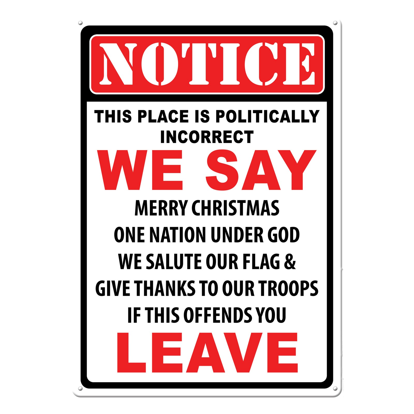 Rivers Edge Products Tin Sign, 17″ x 12″ Weatherproof Metal Wall Art,
