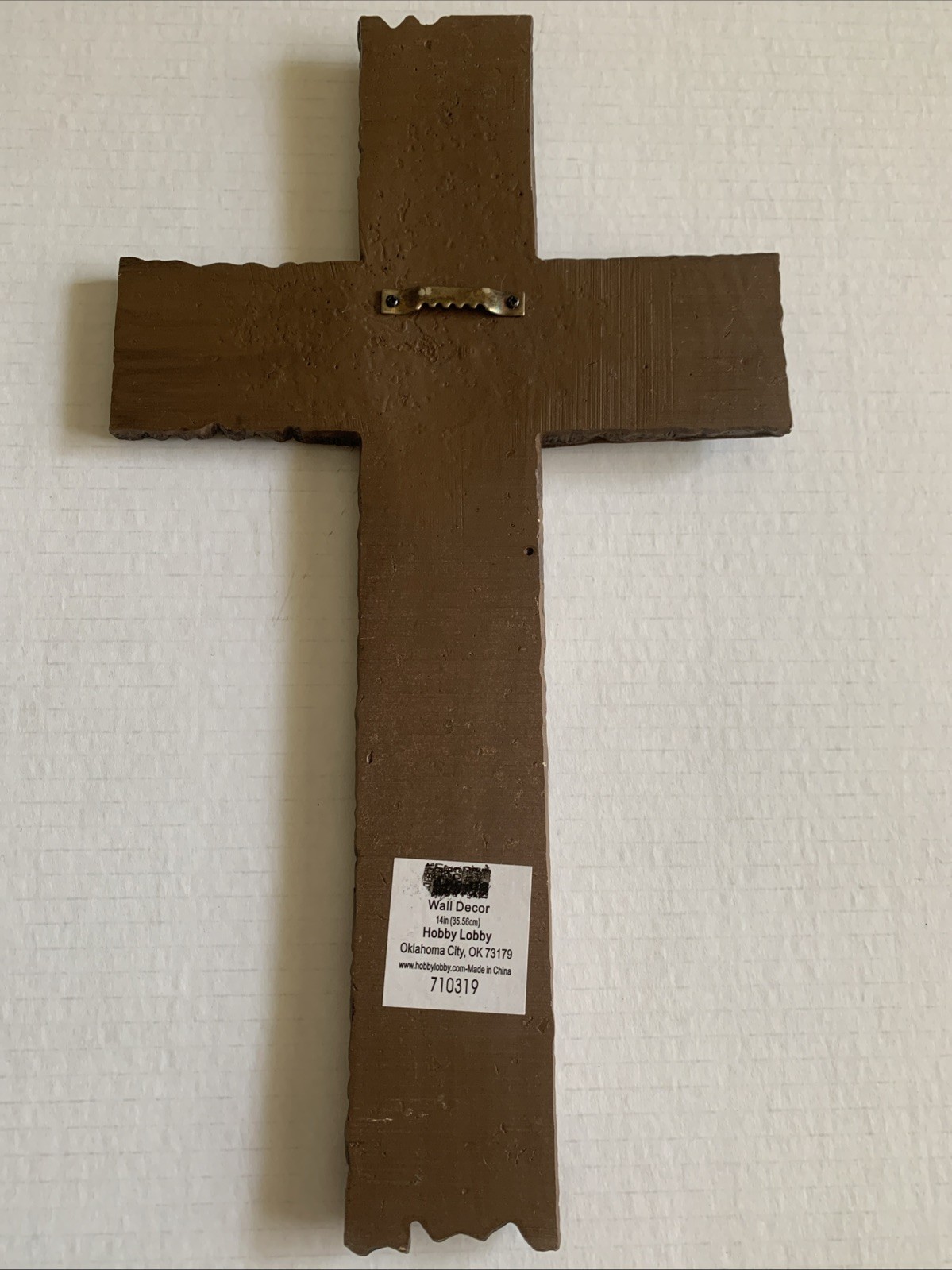 Rustic American Patriotic Flag 8in X 14in Hobby Lobby Wall Hanger Cross Decor