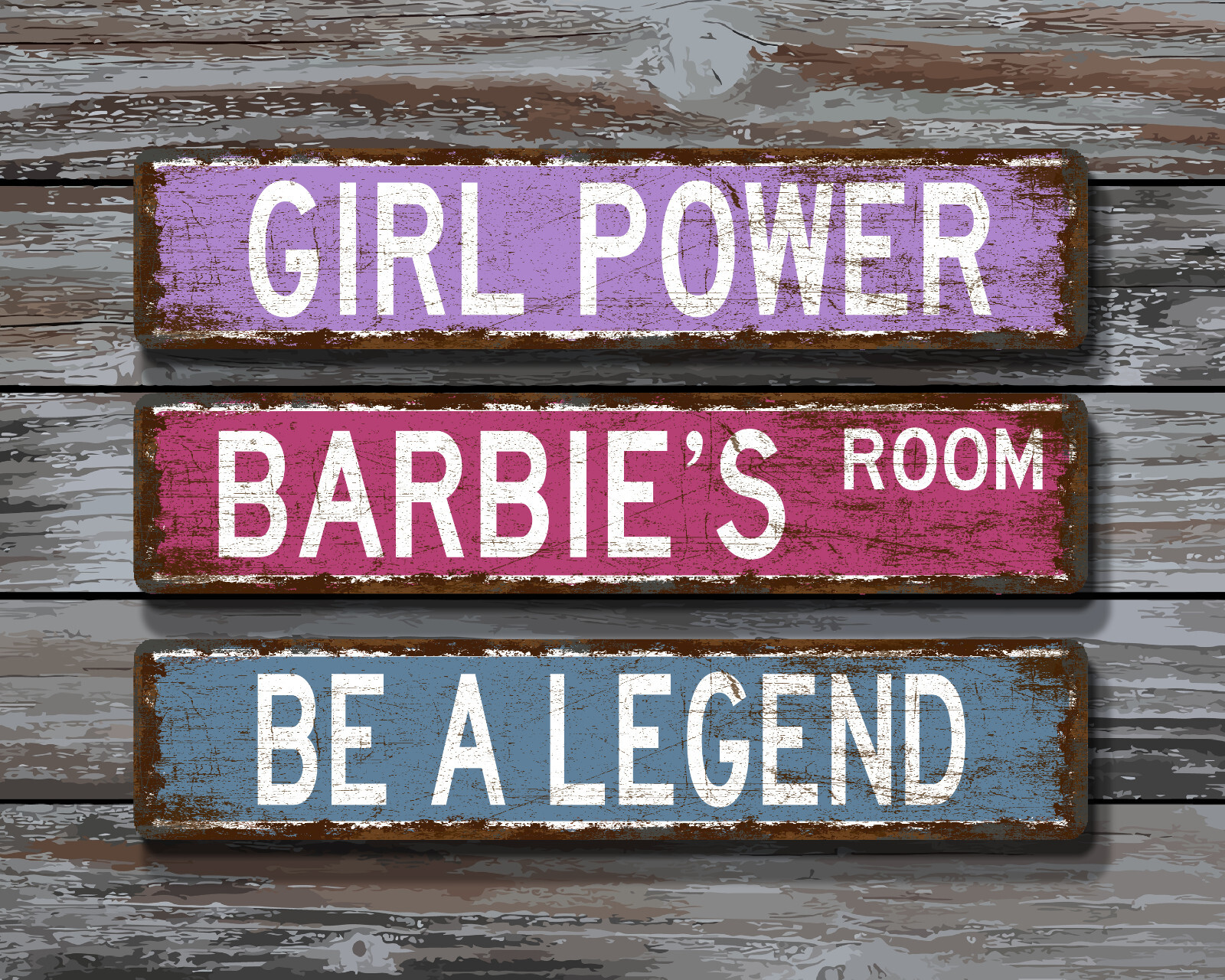 Custom Name Sign Aluminum Street Sign Personalized Sign Plate New Vintage ACW01