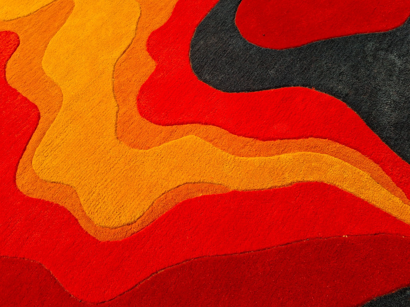 Irregular Shape Rugs Handmade 100% Woolen Hand Tufted For Home Decoration