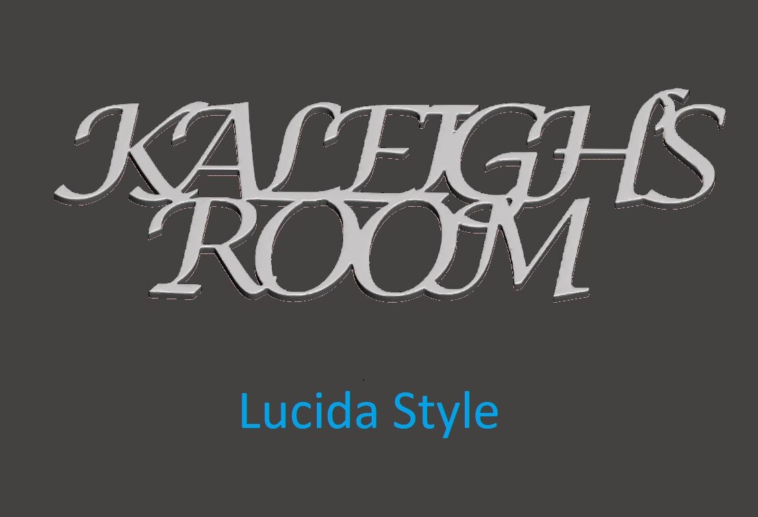 Personalized Custom Sign Any Name Bedroom Door, Wall, Man Cave – 3D many Colors