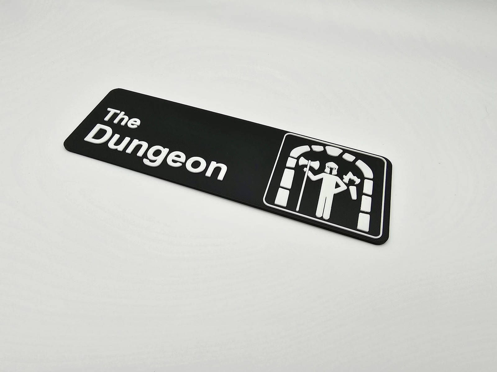 The Dungeon – Funny Room Door Sign | Any Color