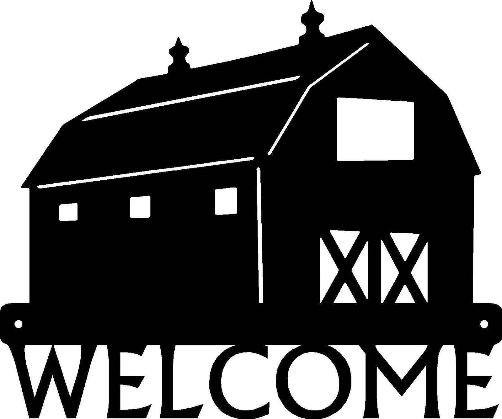 Barn Welcome Sign – Made in America – Outdoor Decor