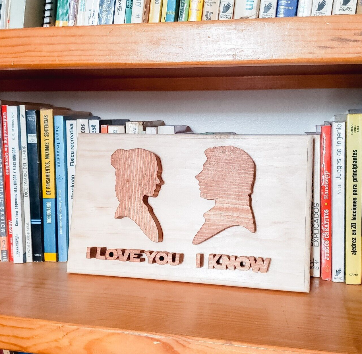 Star Wars Wall Decor – I Love You, I Know – Wood Art – The Empire Strikes Back