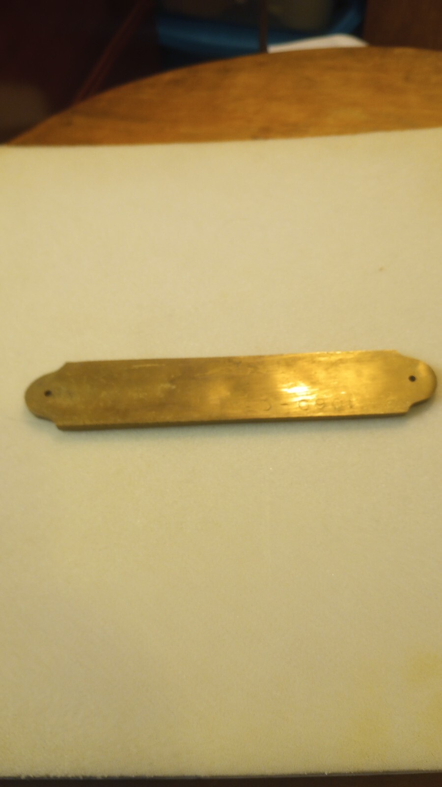 Vintage Brass “No Smoking Below” Plaque/Sign – See full description