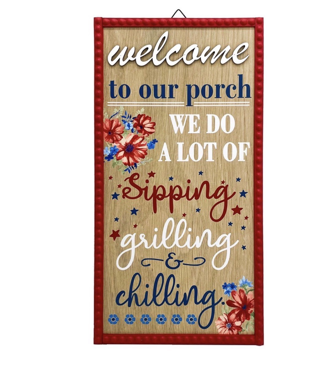 Pioneer Woman Country Medium Density Fiberboard Art Plaques, 22in x 12in. NEW