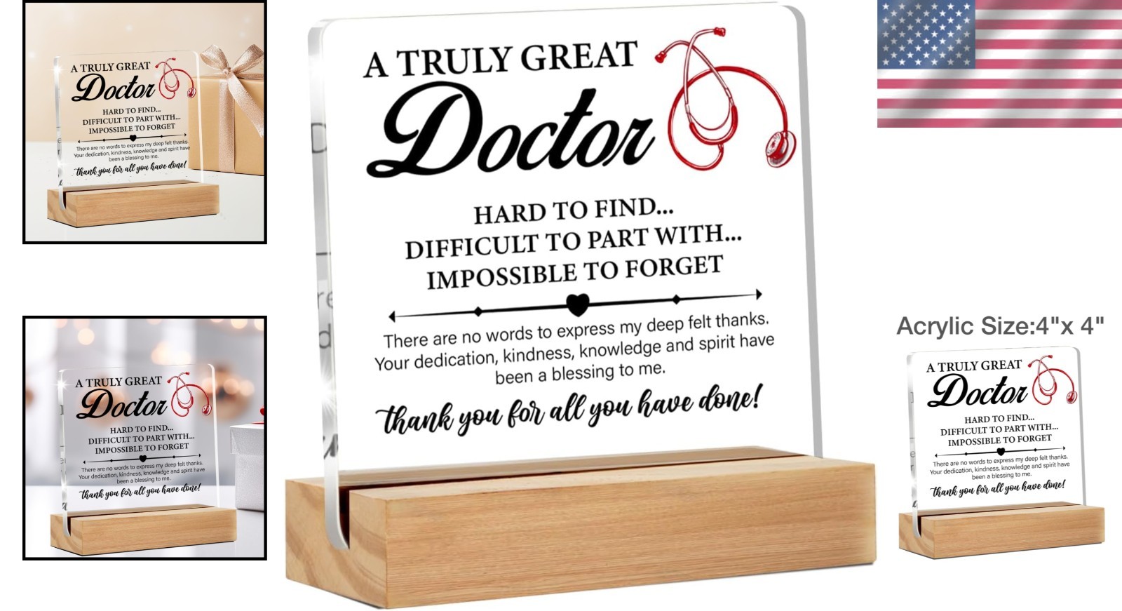 Thank You Doctor Gifts for Women Men, Appreciation Gifts for Doctors, a Truly Gr