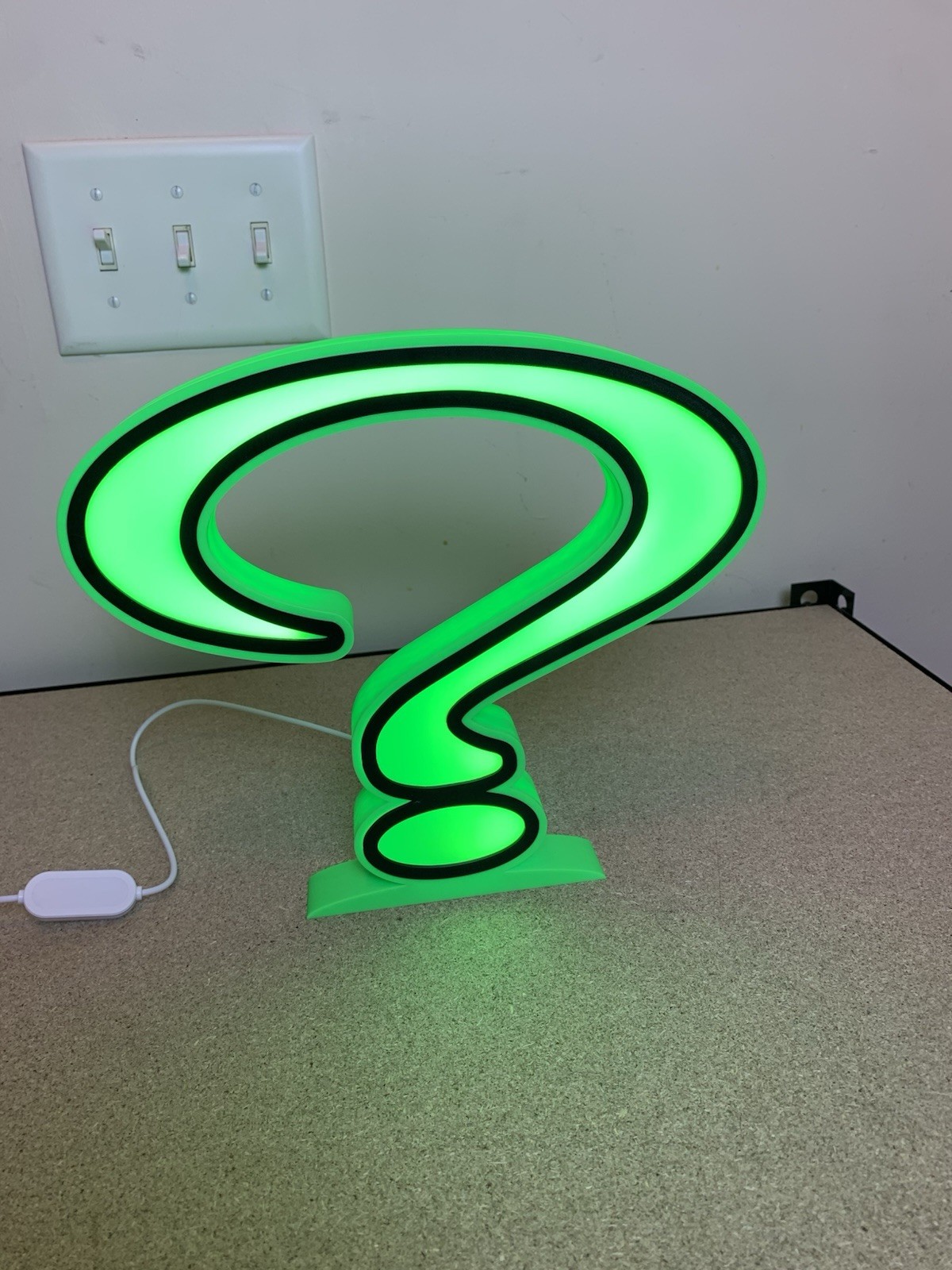 Riddler Light Box Sign