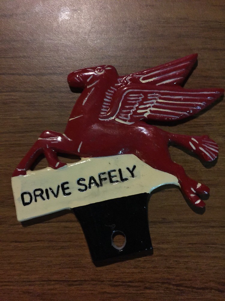 Pegasus Horse License Plate Topper Frame Wall Ornament Home Office Work Decor US
