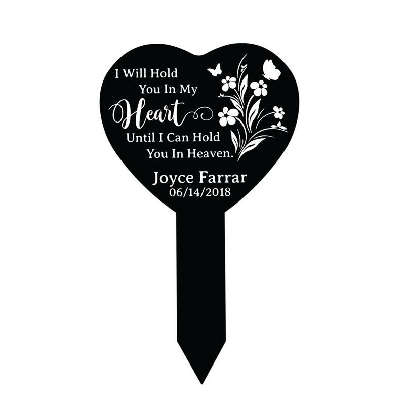 Memorial Plaque Stake, Personalized Memorial Garve Maker, Grave Marker Human