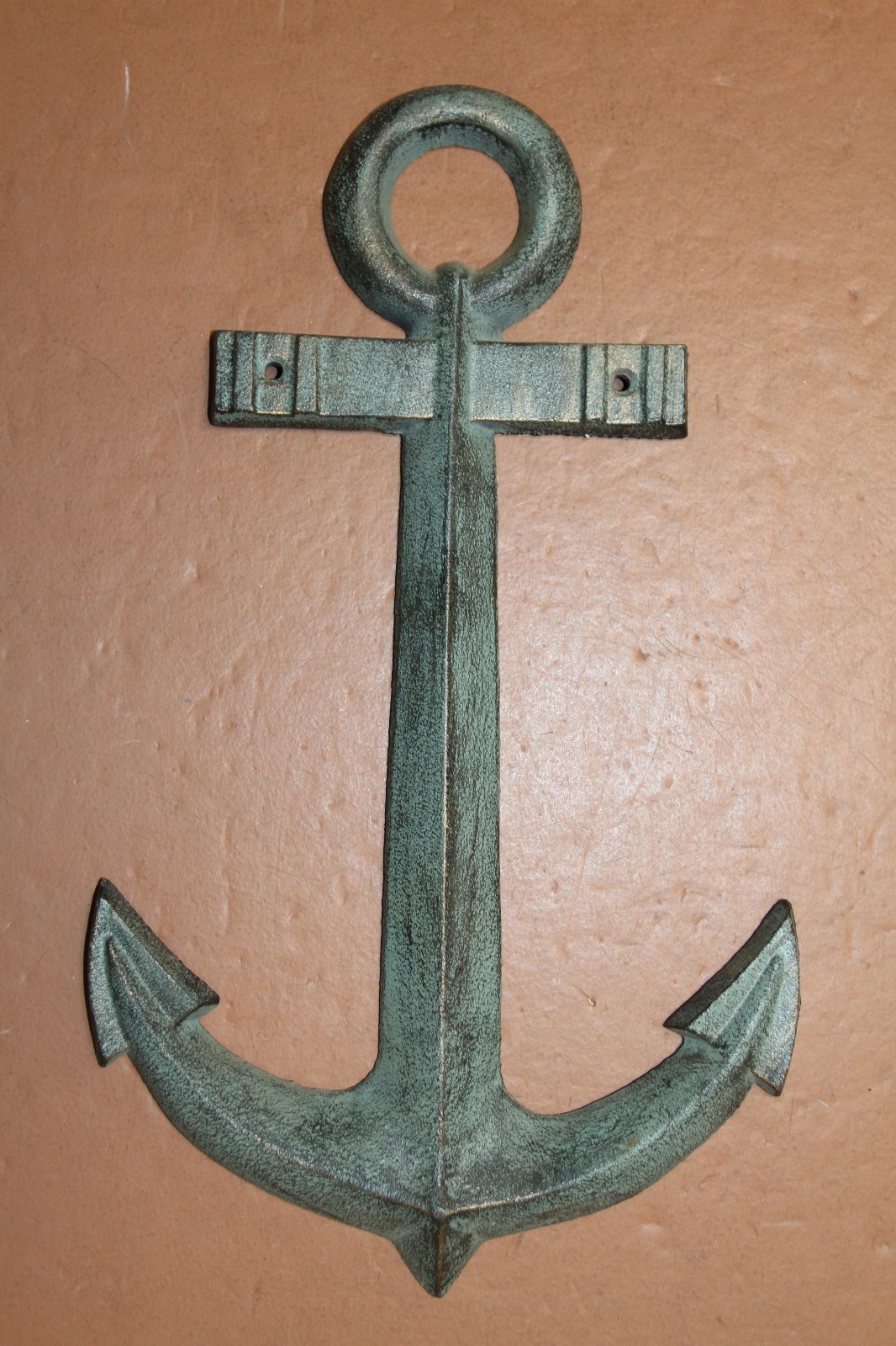 1-GIANT Anchor Wall Plaque,Coastal Decor,Nautical Accents,Boating Style,BL-68