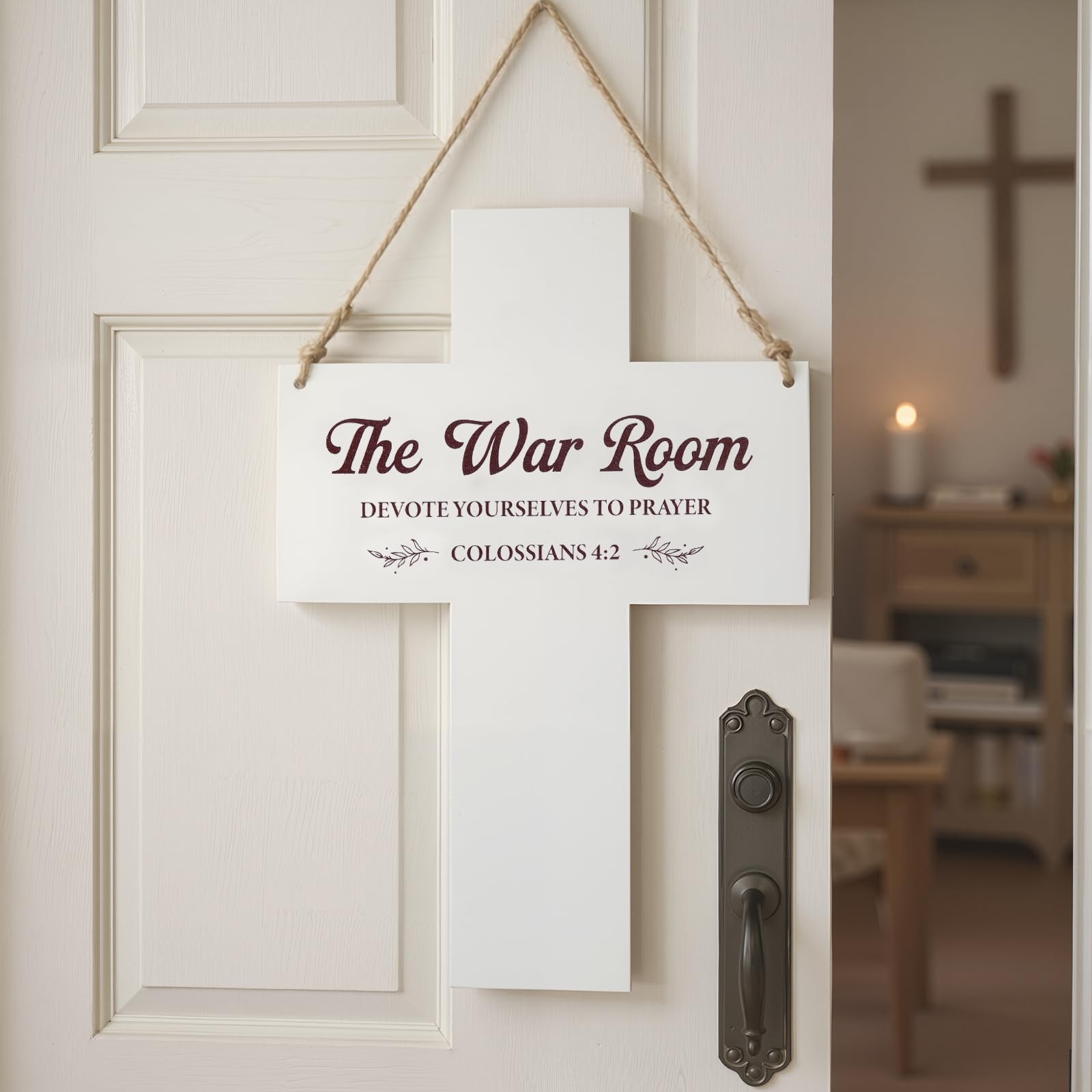 Christian War Room Decor Bible Verse Wood Cross Decor Sign Regalos Cristianos…