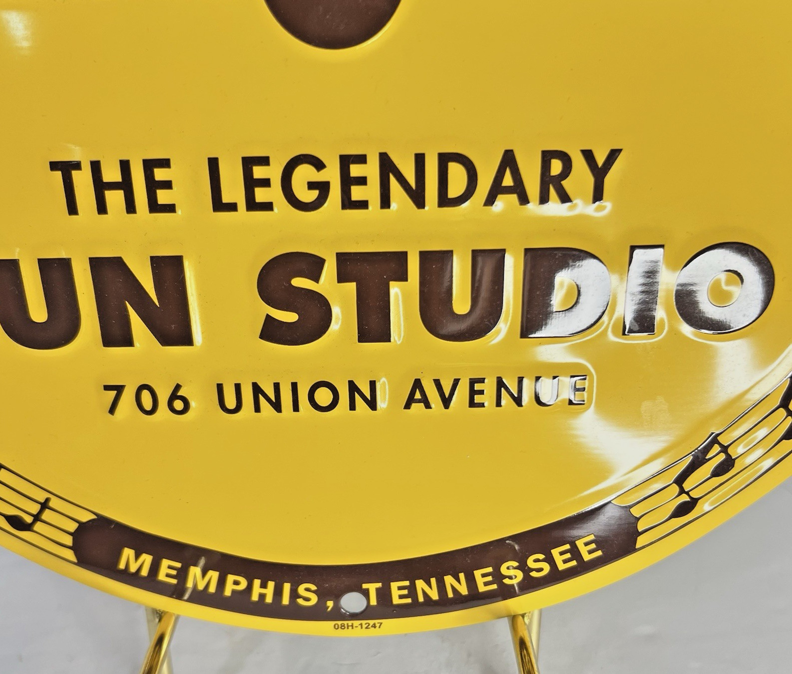 Legendary SUN Record Company Metal Wall Sign