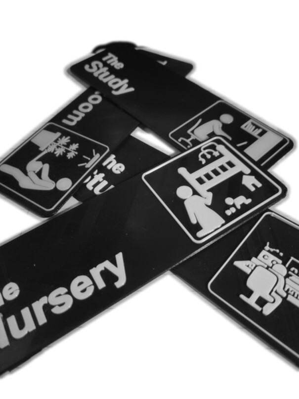 3d “The Office” Novelty Signs- 54 Varieties, your choice! Adhesive Mounting Incl