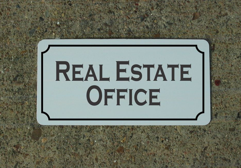 Real Estate Office Metal 6″x12″ Sign