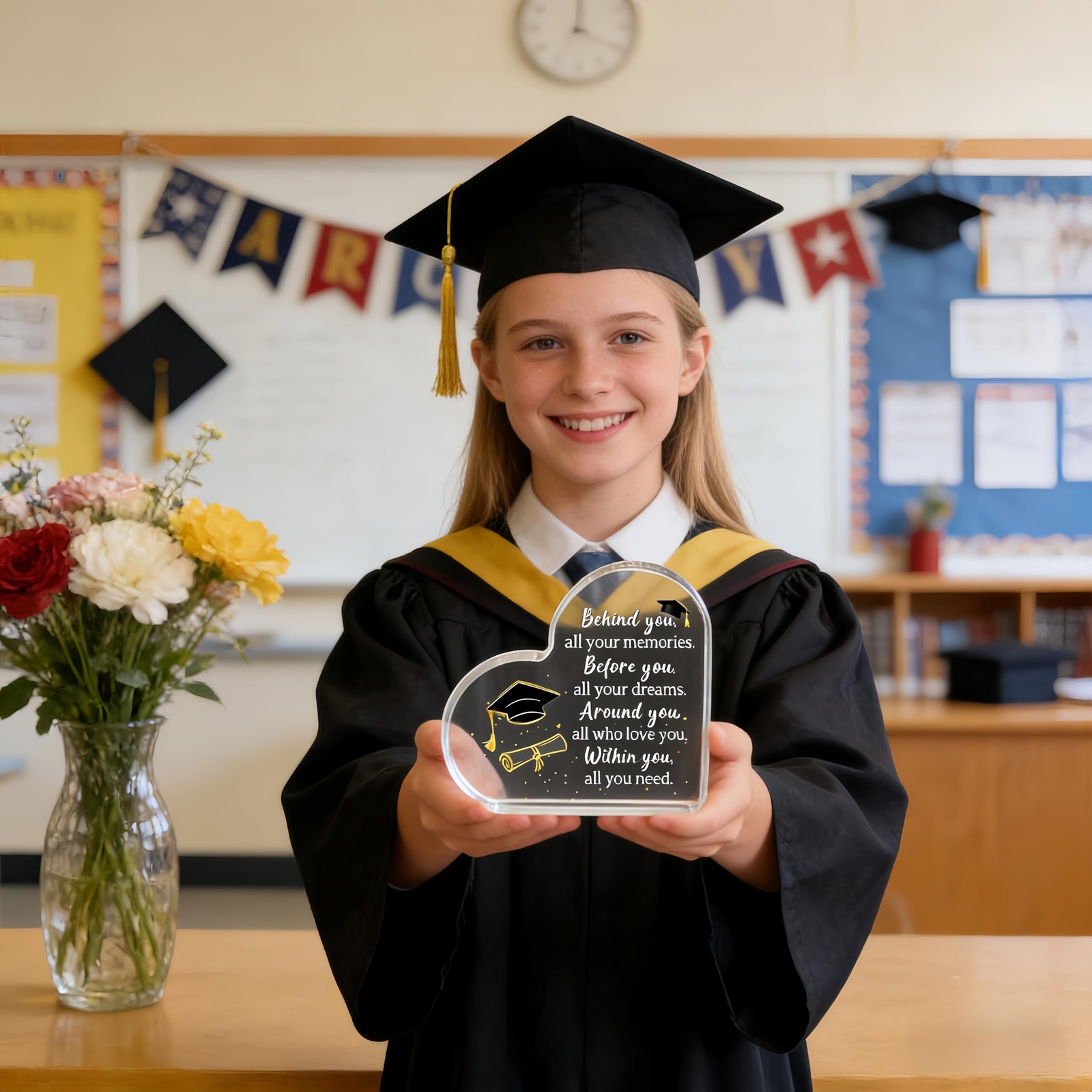 Graduation Gifts 2026 Acrylic Plaque Graduation Decorations Class of 2026 In…