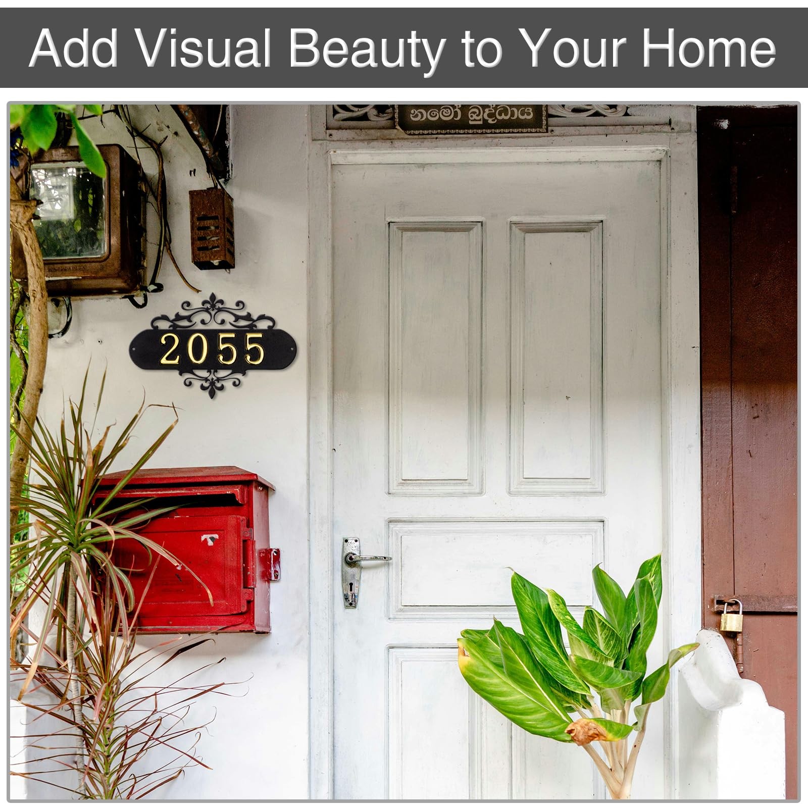 House Numbers for Outside,Metal House Address Numbers for Hotel House Home Offic