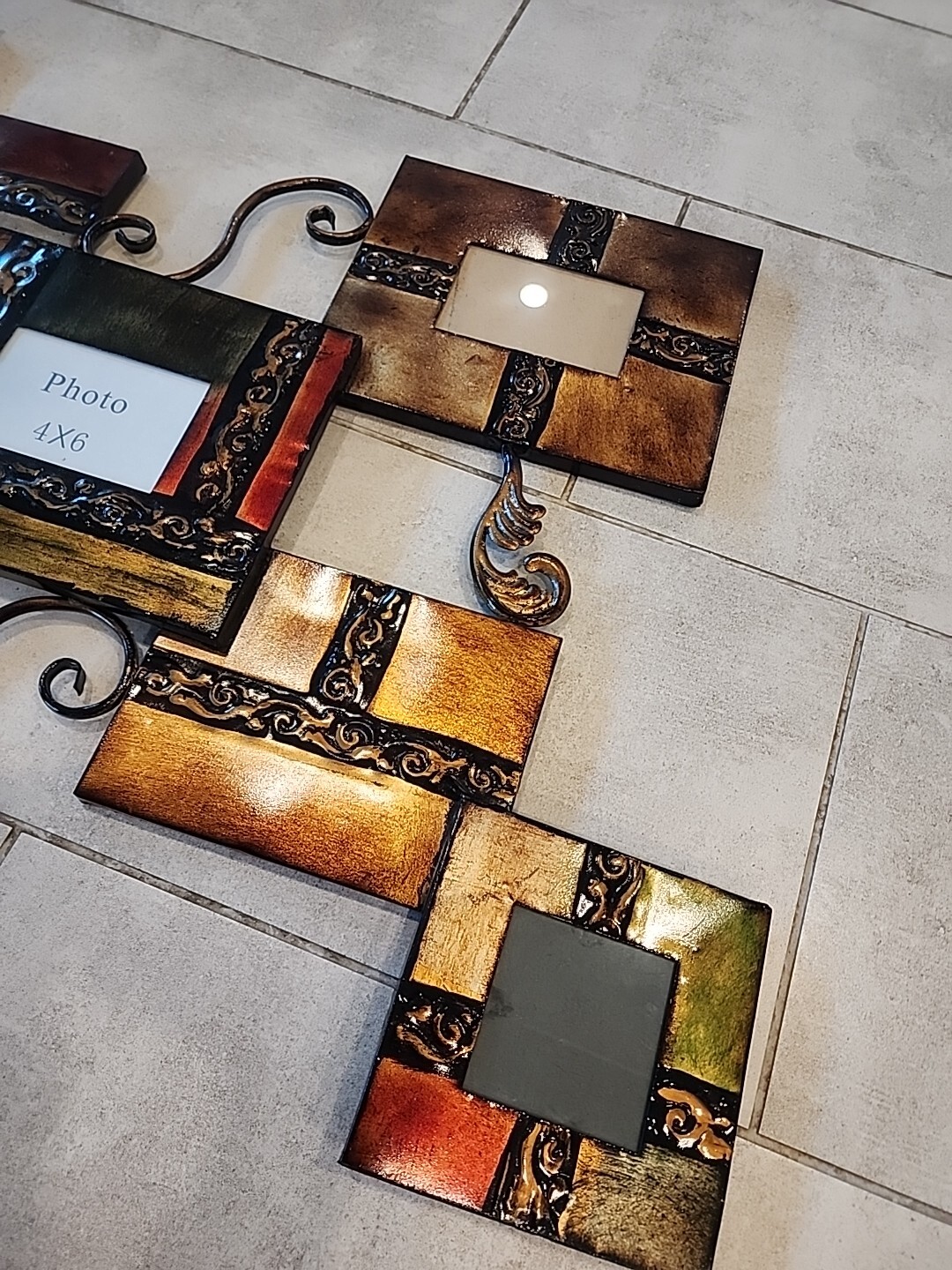 Kirklands Squares Design 5 Photographs For Wall Art Home Decor