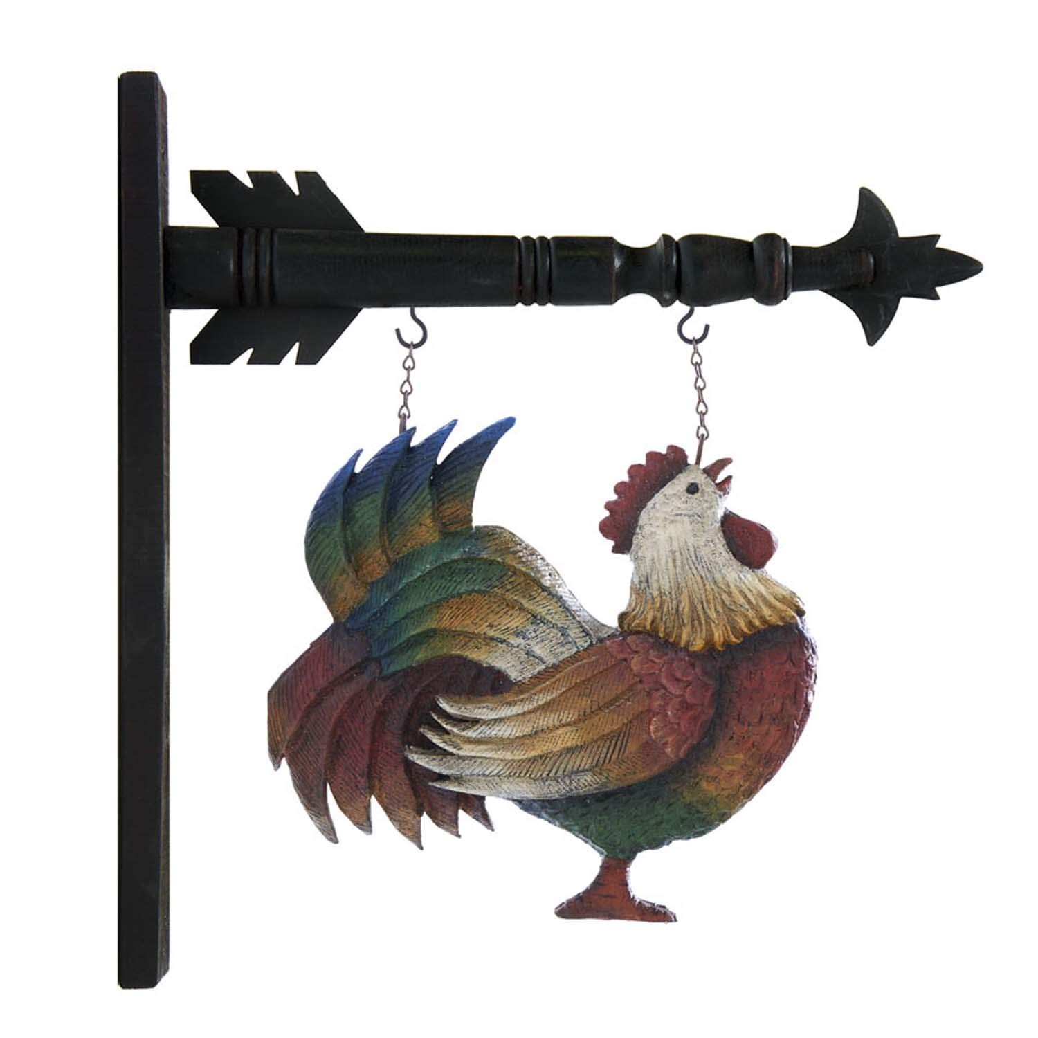 K&K Interiors Arrow Replacement Decorative Hanging Sign, Multi-color – 13428A