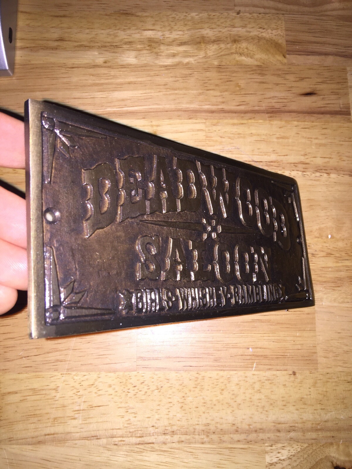 Deadwood Saloon Girls Whiskey Gambling Bar Collector Wine Beer Patina GIFT