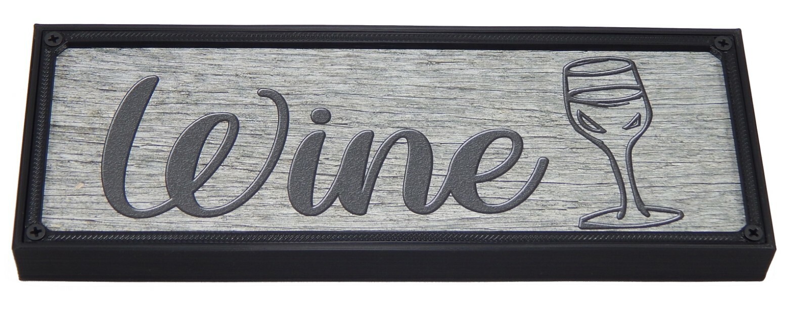 Wine Rustic Farmhouse Kitchen Standing Sign or Wall Hanging Home Decor Print