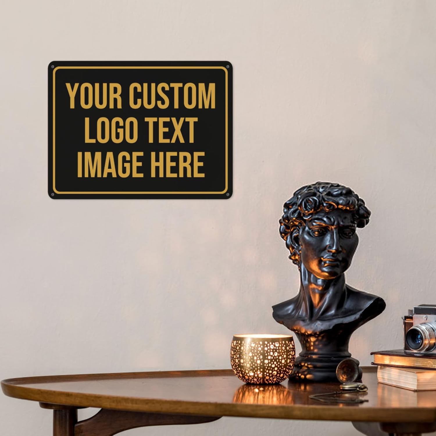 Horizontal Metal Sign |Dog Mom Decor,Add Logo Photo Text,USA Made Indoor Outdoor