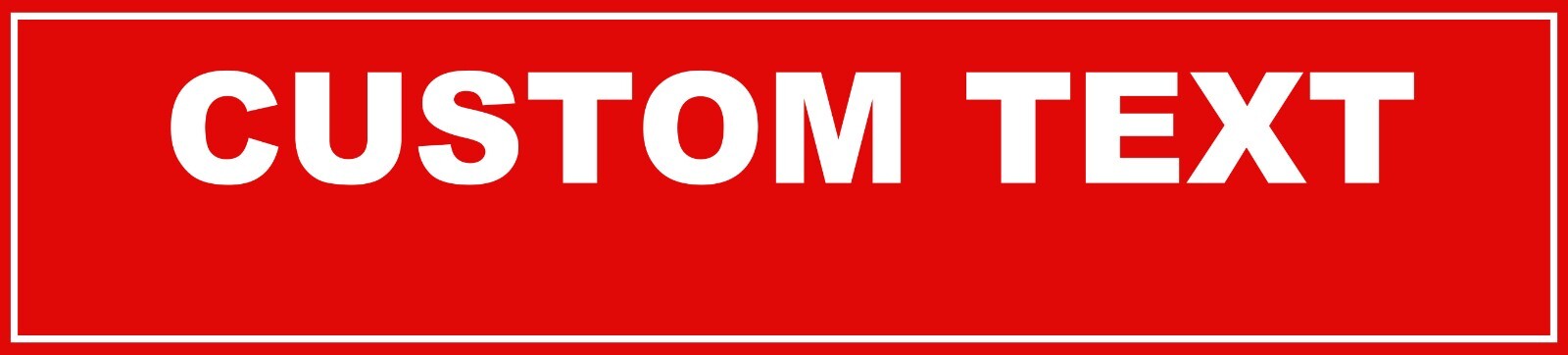 Custom Personalized Aluminum Metal Street Sign 3″x12″ Plaque MANY COLORS