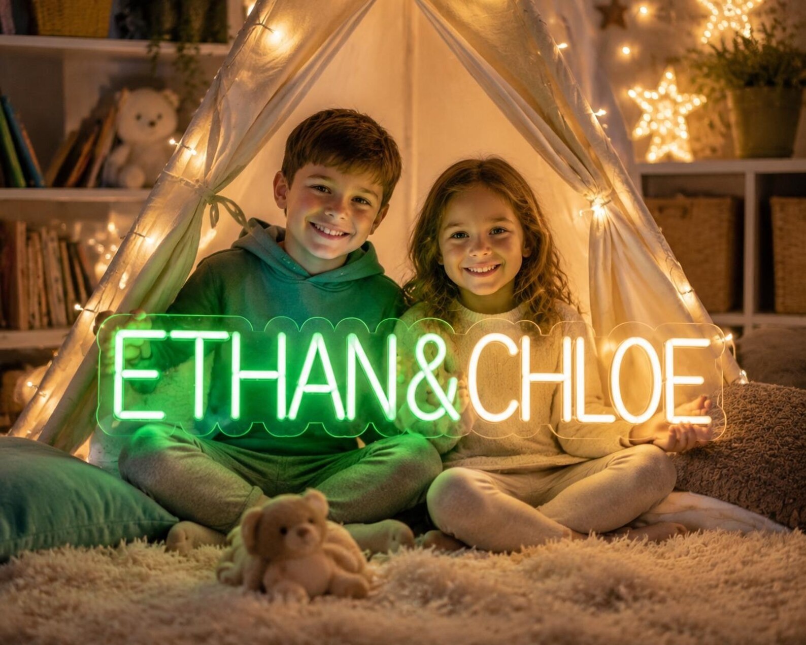 Custom Neon Sign for Bedroom Personalized LED Name Wall Decor Light
