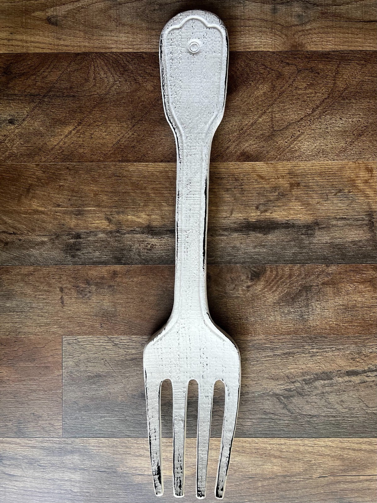Rustic Kitchen Wall Decor, Fork and Spoon Utensils, Dining Room Breakfast NEW