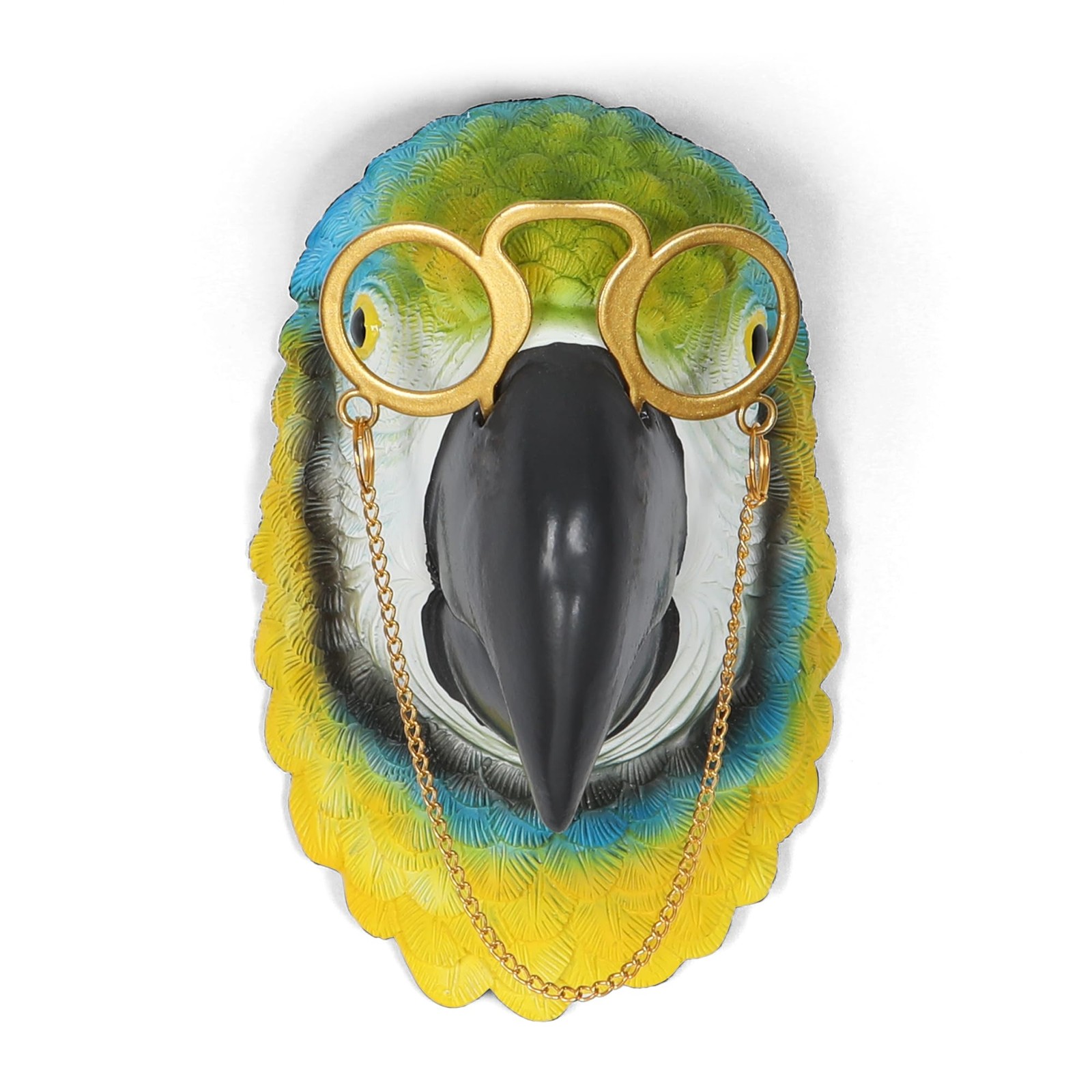 Simulated Animal Head Wall Decor Colored Animal Sculptures Wall Mount 3D Wall…