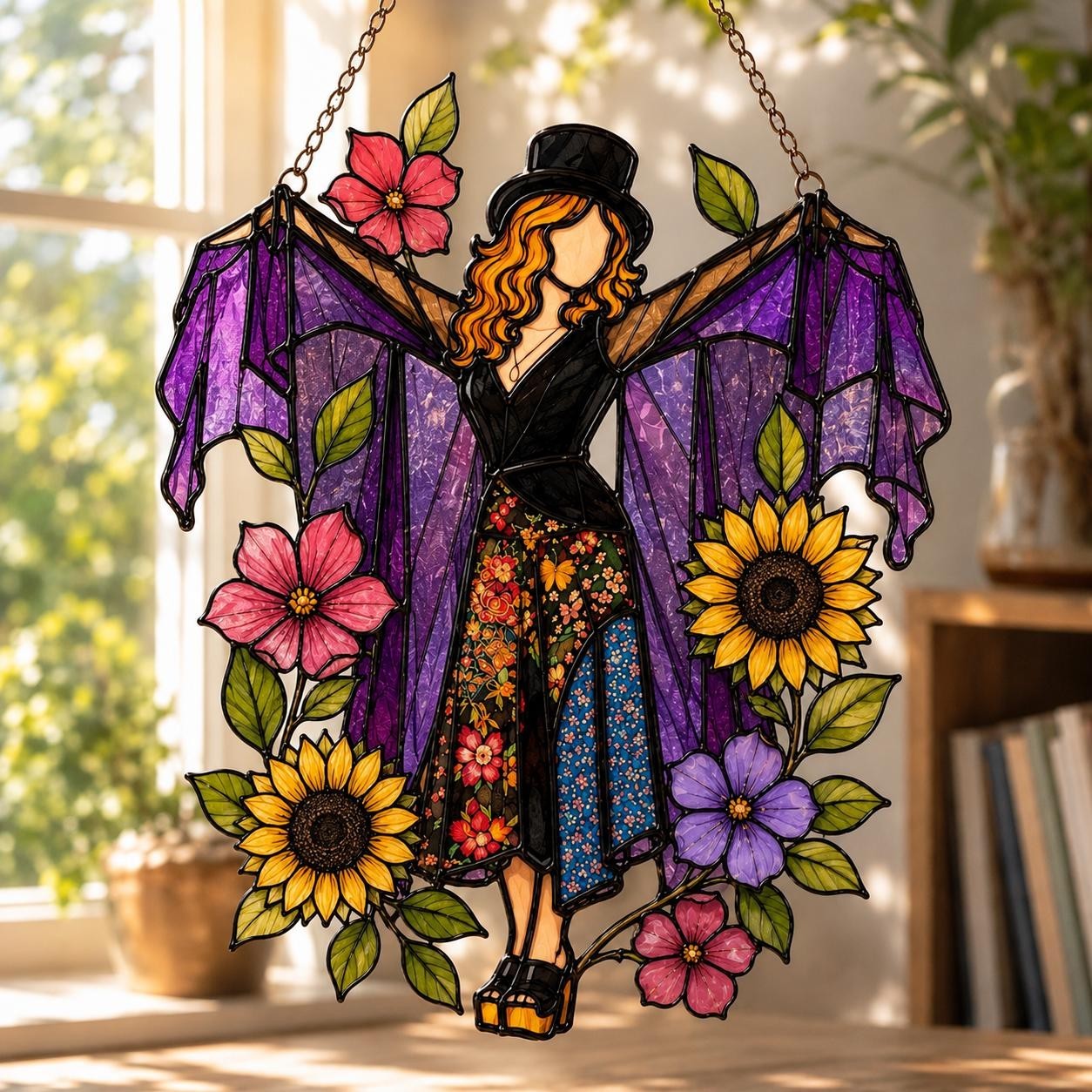 Stevie Nicks Fleetwood Mac Acrylic Suncatcher Window Hanging