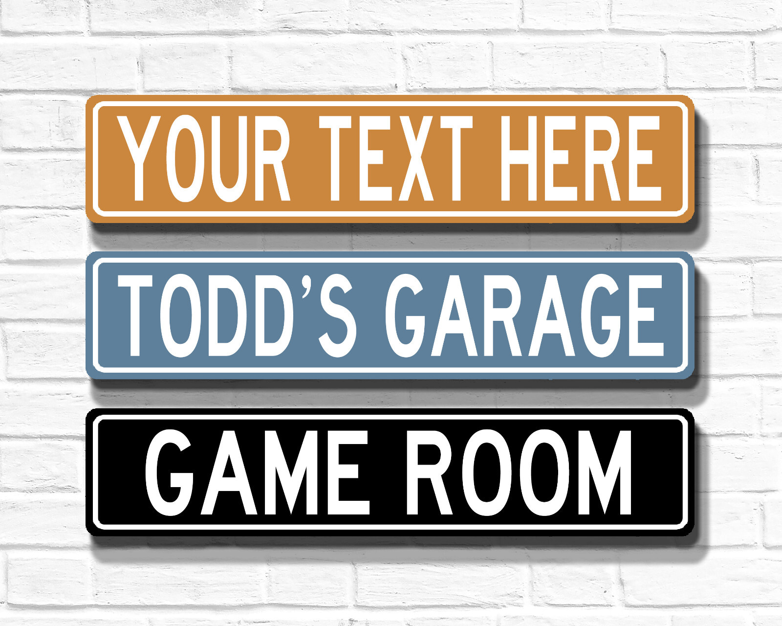 Custom Name Sign Aluminum Street Sign Personalized Sign Plate New Vintage ACW01
