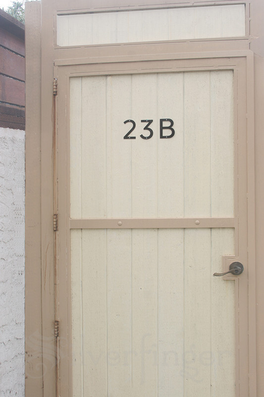 ADDRESS NUMBERS Black Metal Flush Mount Easy Read Street Home House Door Number