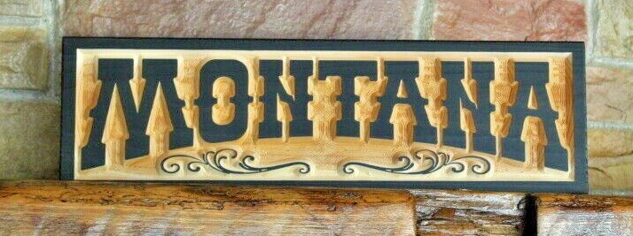 Custom Saloon Sign / Carved Wooden Engraved Wood Plaque / Western Style Signs