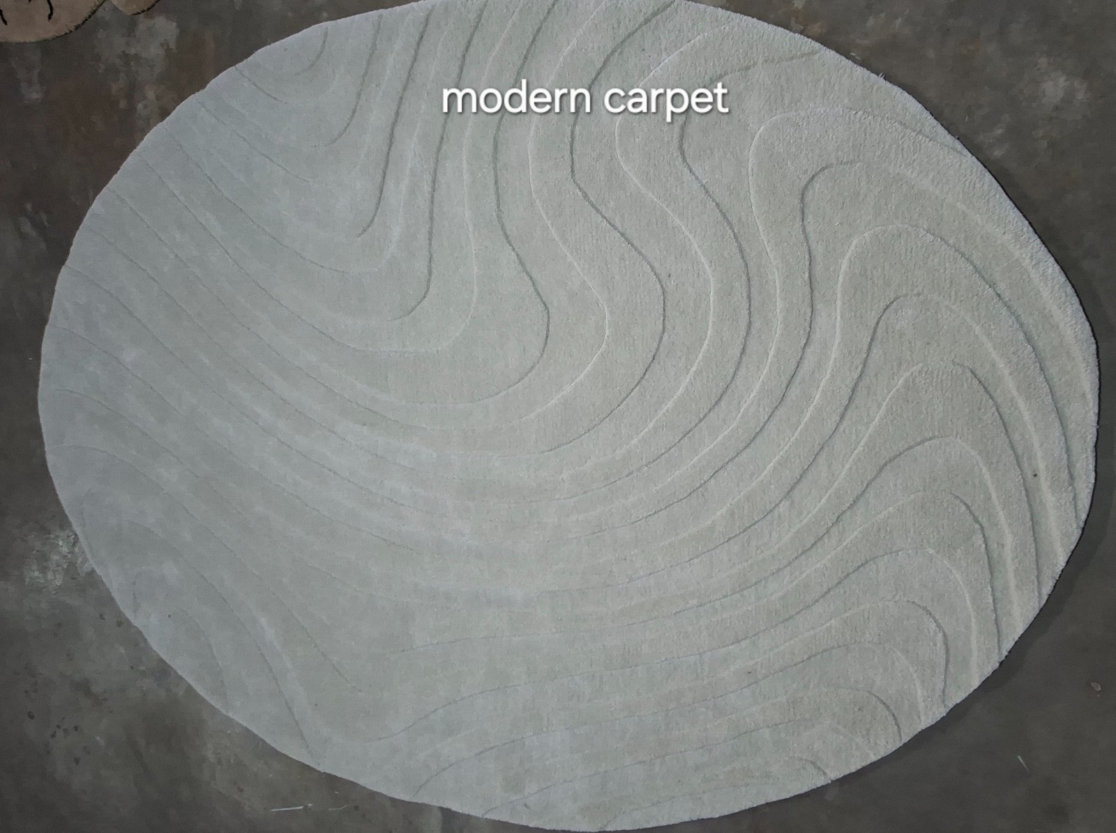 Irregular Shape Rugs Handmade 100% Woolen Hand Tufted For Home Decoration