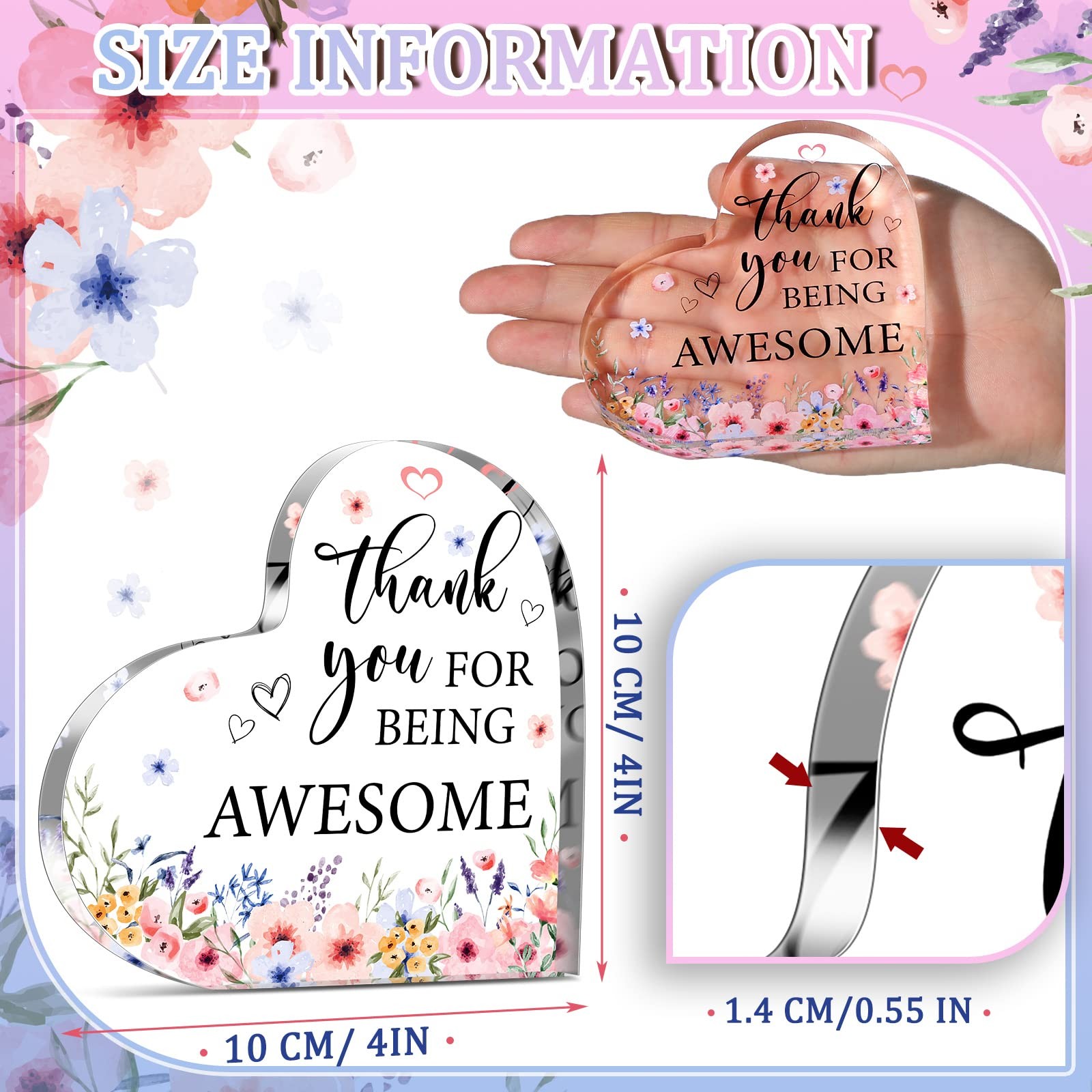 Thank You Gifts for Women Appreciation Gifts for Coworker Employee Nurse Teac…