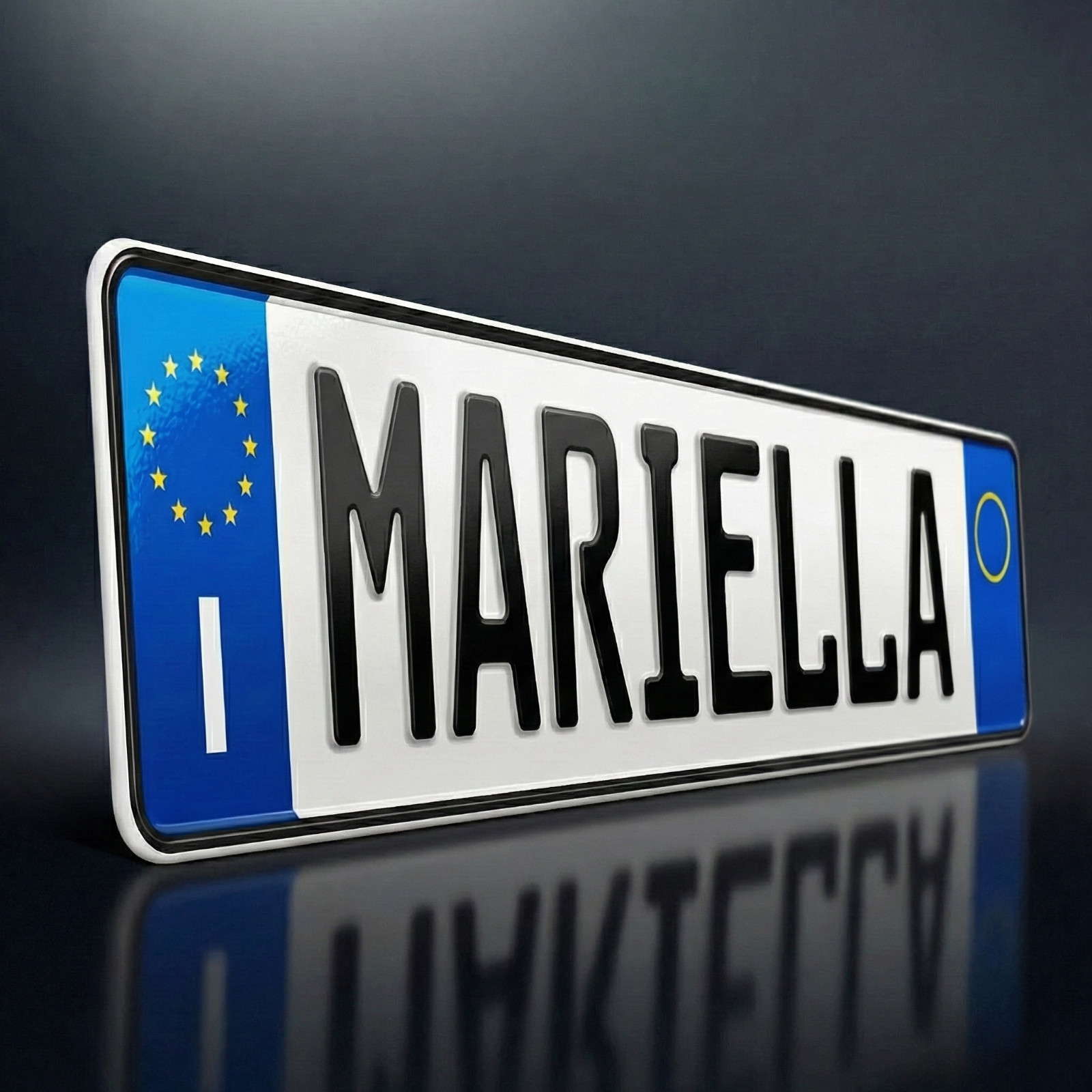 1 Italian Style Personalized Garage Gift Name Plate Made in Germany
