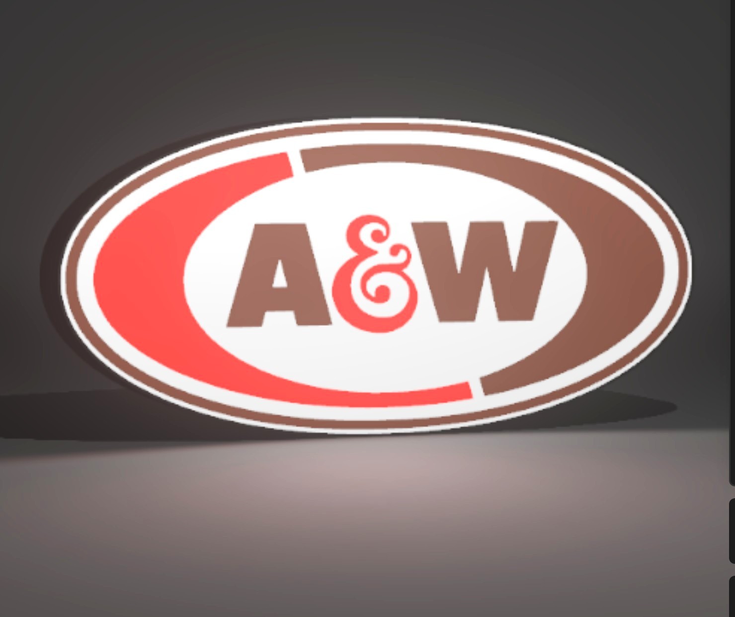 A&W A & W LED SIGN LIGHT BOX LARGE 15.75″ MAN CAVE GARAGE ARCADE TRUSTED SELLER