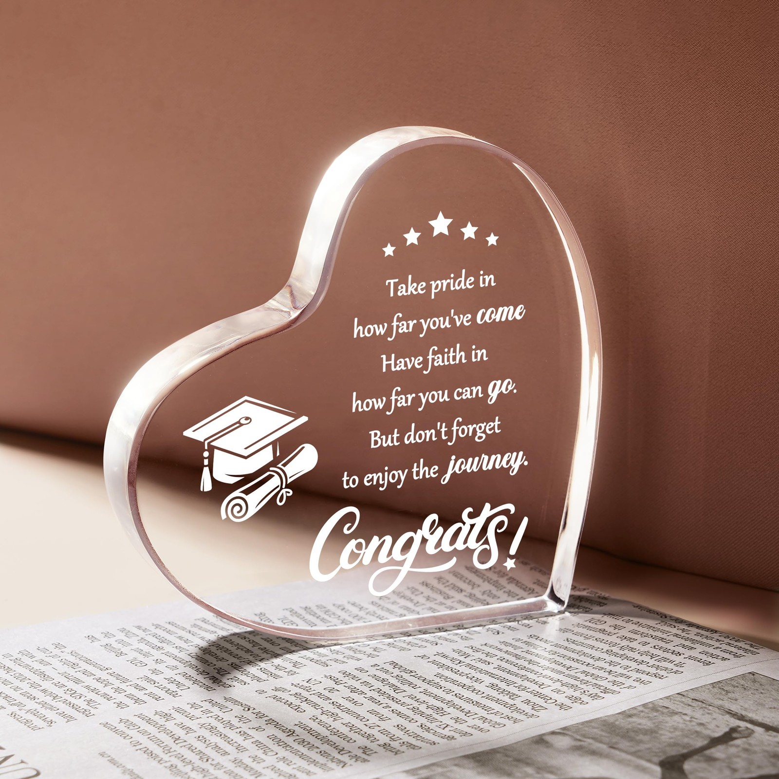 Graduation Gifts, 2026 Graduation Gifts for Her Him Inspirational Acrylic Ke…