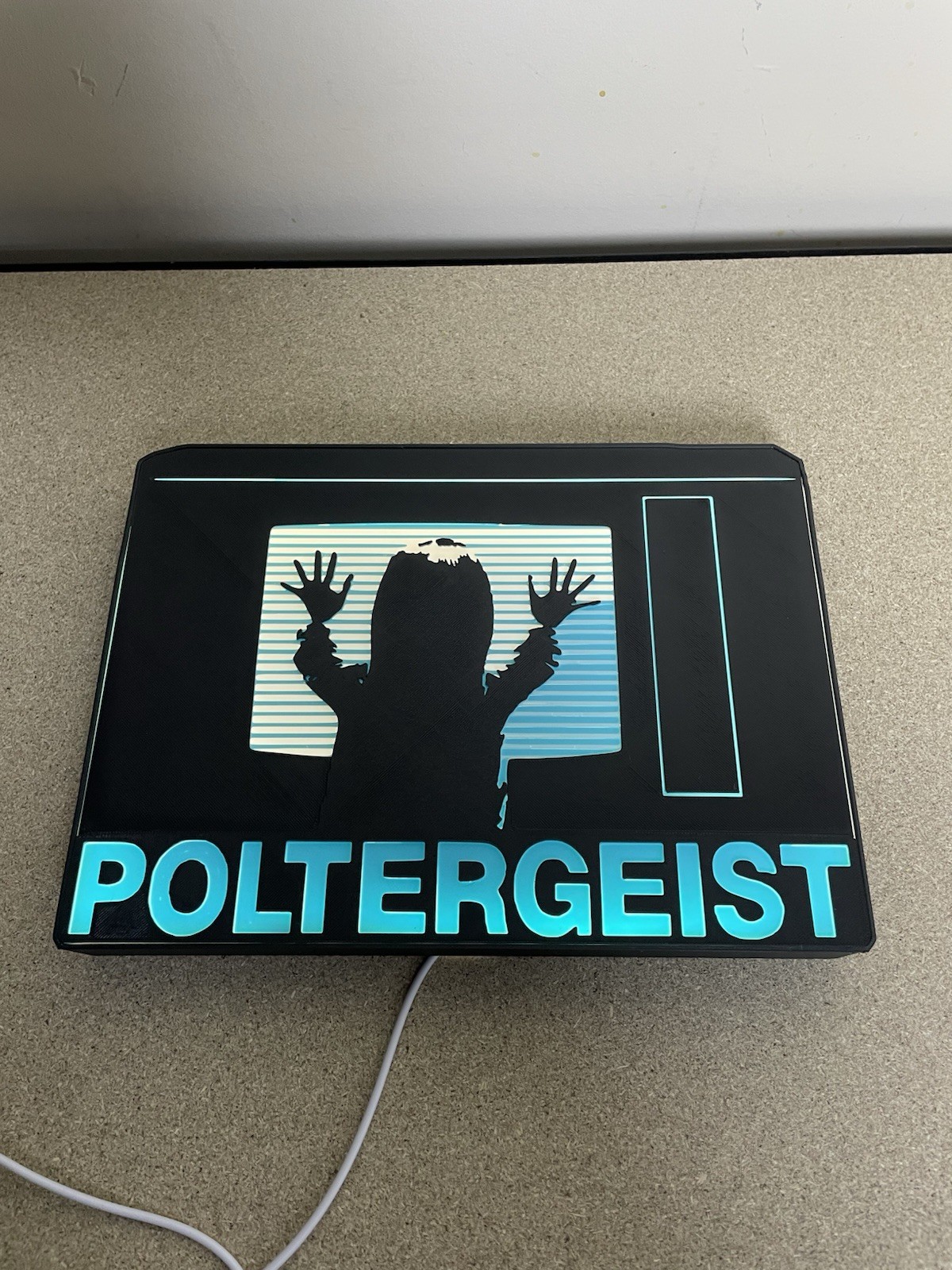 Poltergeist Light Box Sign