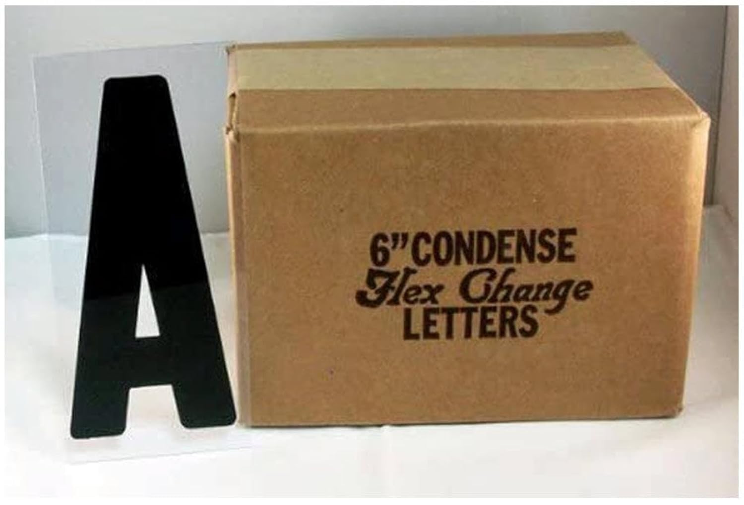 6″ Flexible Marquee Sign Letters for Portable Roadside Signs & Reader Boards – 6