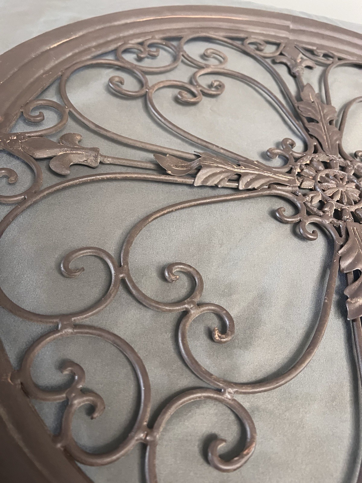 Metal Circular Outdoor/Indoor Ornate Wall Decor 25.5”